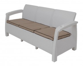Диван Yalta Premium Sofa 3 Set (Ялта) белый (+подушки под спину) в Воткинске - votkinsk.mebel-74.com | фото