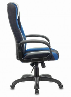 Кресло компьютерное BRABIX PREMIUM "Rapid GM-102" (экокожа/ткань, черное/синее) 532106 в Воткинске - votkinsk.mebel-74.com | фото