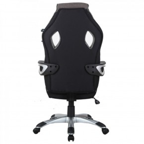 Кресло компьютерное BRABIX Techno GM-002 (ткань) черное/серое, вставки белые (531815) в Воткинске - votkinsk.mebel-74.com | фото