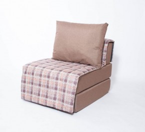 Кресло-кровать бескаркасное Харви (коричневый-квадро беж) в Воткинске - votkinsk.mebel-74.com | фото