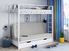 Кровать двухъярусная с диваном "Мадлен-ЯЯ" с ящиками в Воткинске - votkinsk.mebel-74.com | фото
