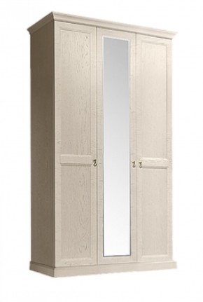 Шкаф 3-х дверный (с зеркалом) для платья и белья Венеция дуб седан (ВНШ1/3) в Воткинске - votkinsk.mebel-74.com | фото